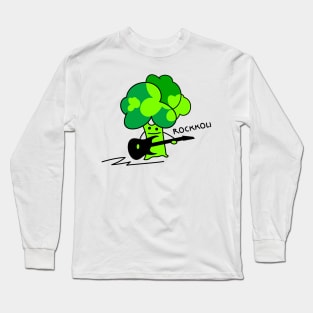 Funny broccoli rocks Long Sleeve T-Shirt